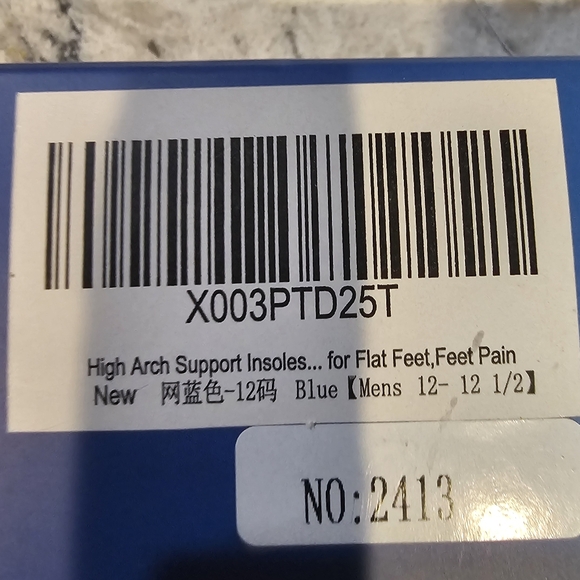 Walk-Hero Medical Orthotic Insoles Mens sz  12 - 12.5 Brand new - Picture 6 of 6